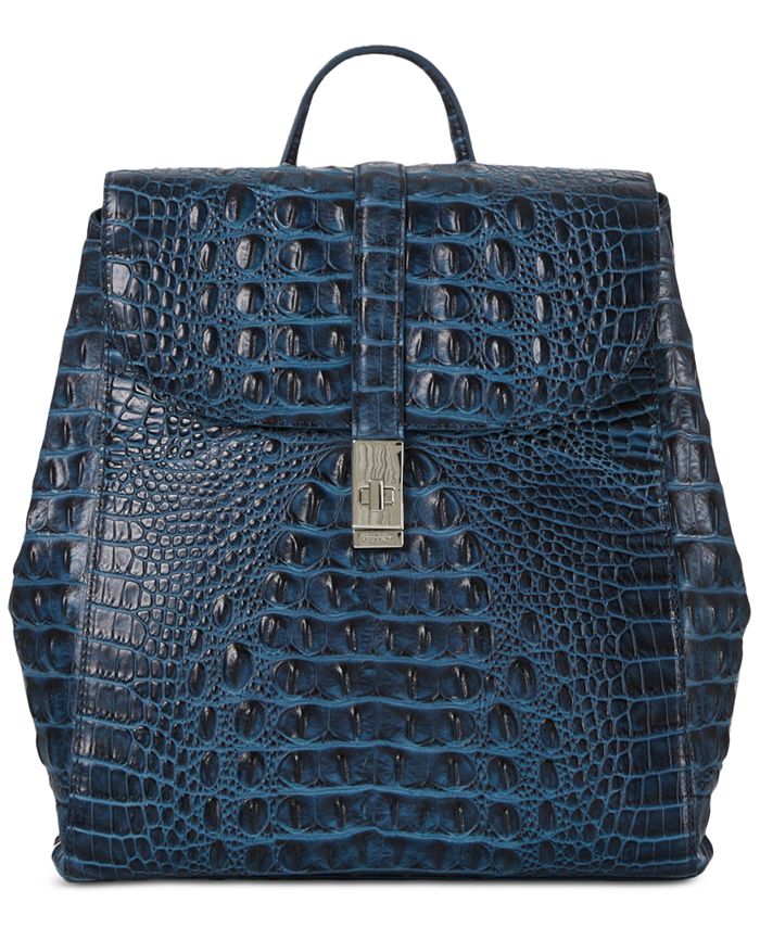 Blue discount brahmin backpack