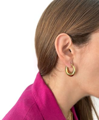 Domed Hoops Earrings