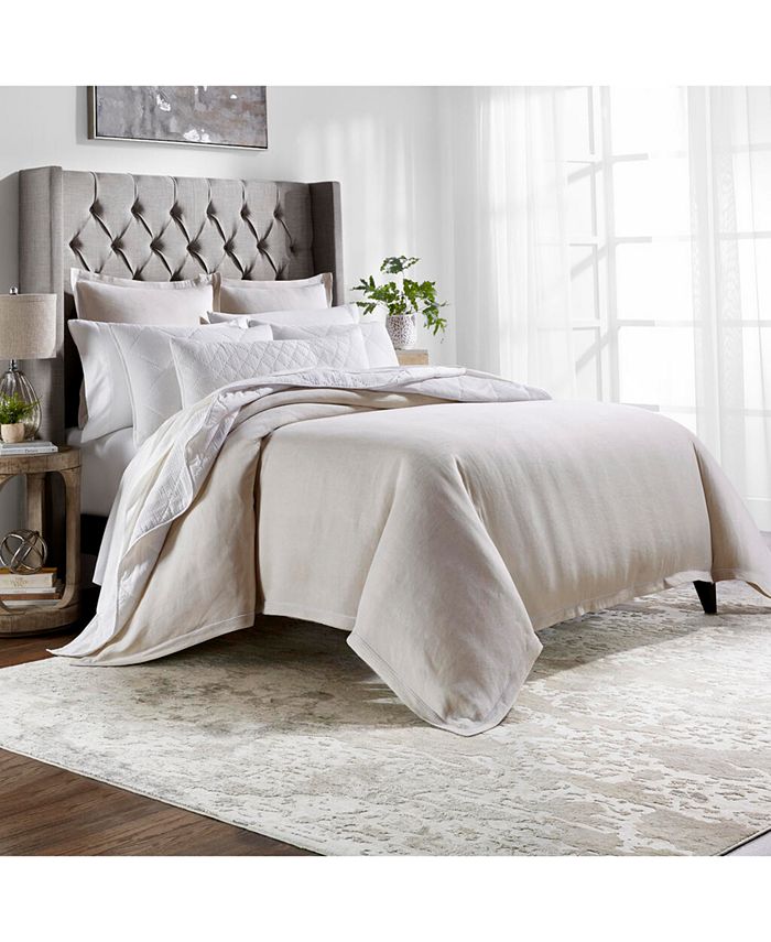 Hotel Collection Linen/Modal® Blend Duvet Cover, King, Created for Macy