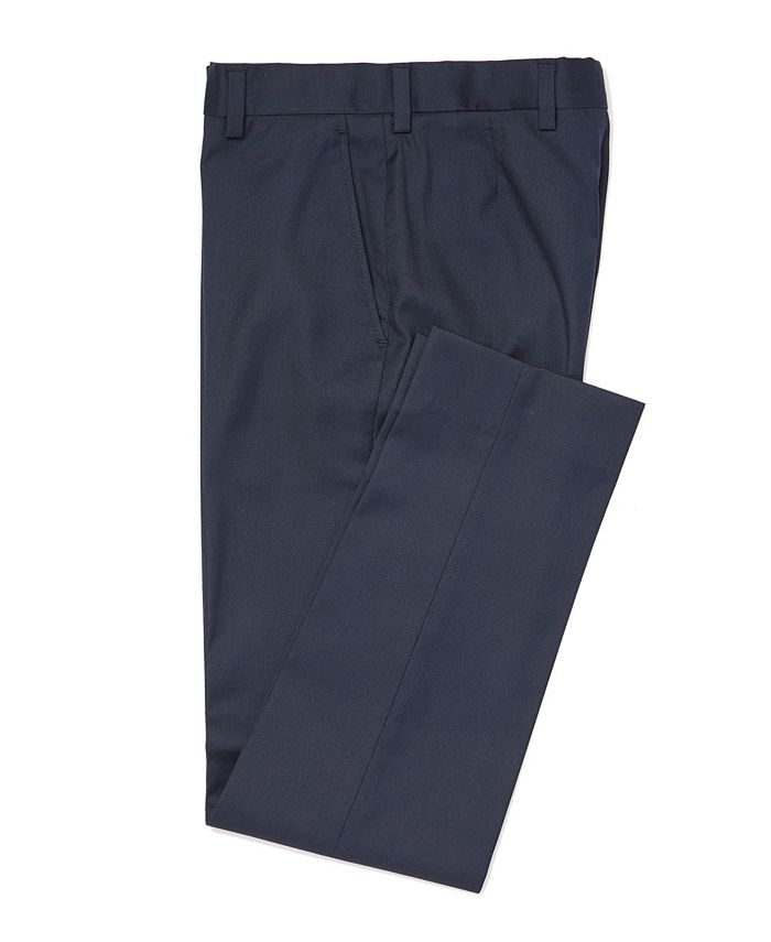 Lauren Ralph Lauren Big Boys Husky Solid Classic Pants - Macy's