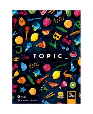 Topic Card Game Choatic Party Word Game Family