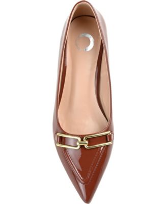 Women's Rumi Pointed Toe Kitten Heel Pumps