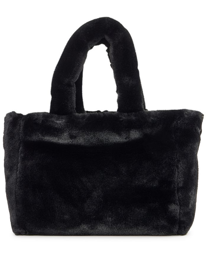 DKNY Hadlee Faux Fur Tote Bag With Convertible Strap & Reviews ...