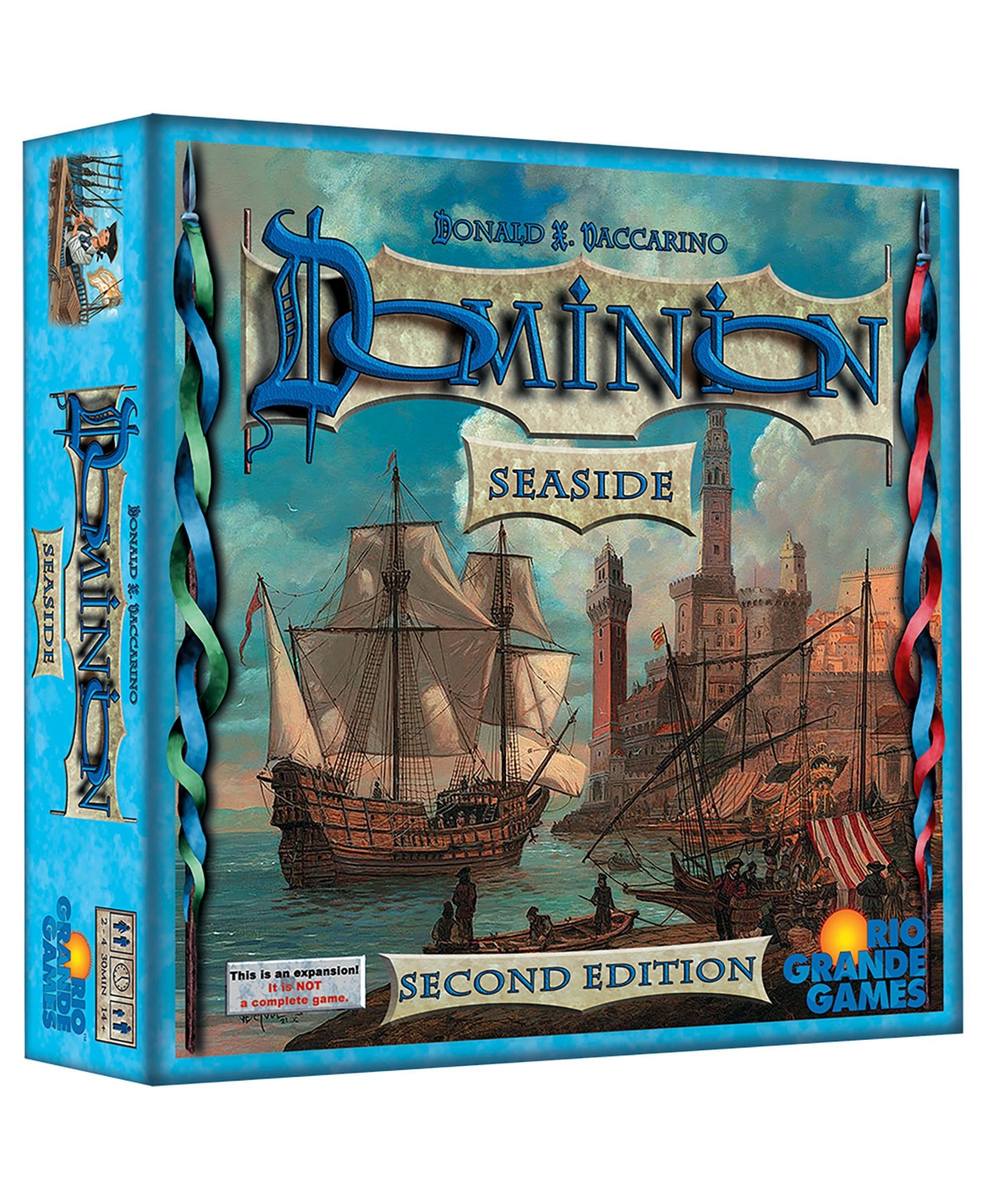 Rio Grande Kids' Games Dominion Seaside 2nd Edition Expansion Board Game In Multi