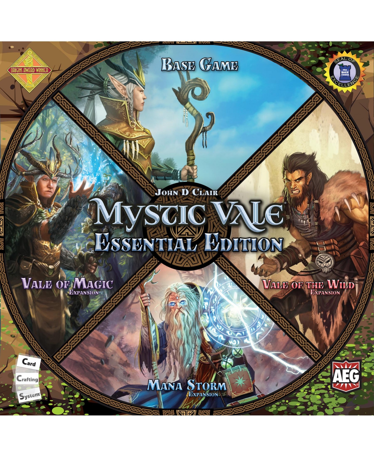 Shop Alderac Entertainment Group Aeg Mystic Vale Essential Edition Base Game And 3 Expansions In Multi