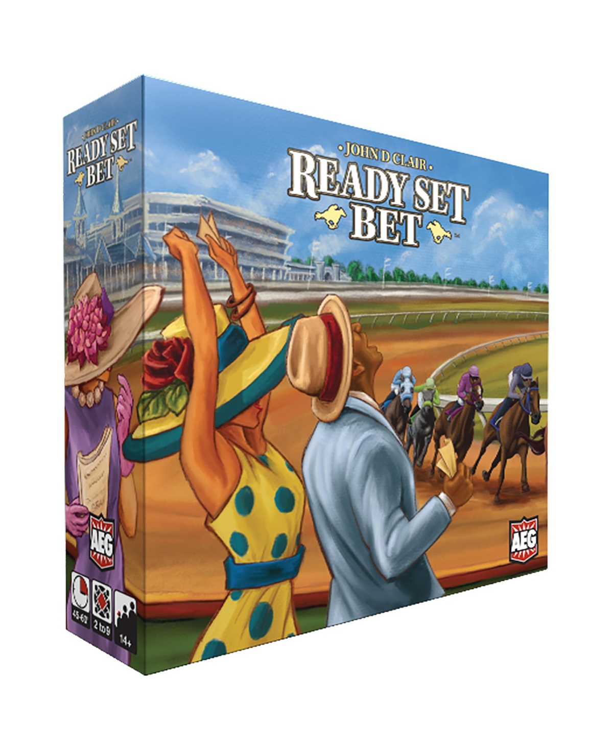 Alderac Entertainment Group Ready Set Bet  Horse Racing Betting Board Game In Multi