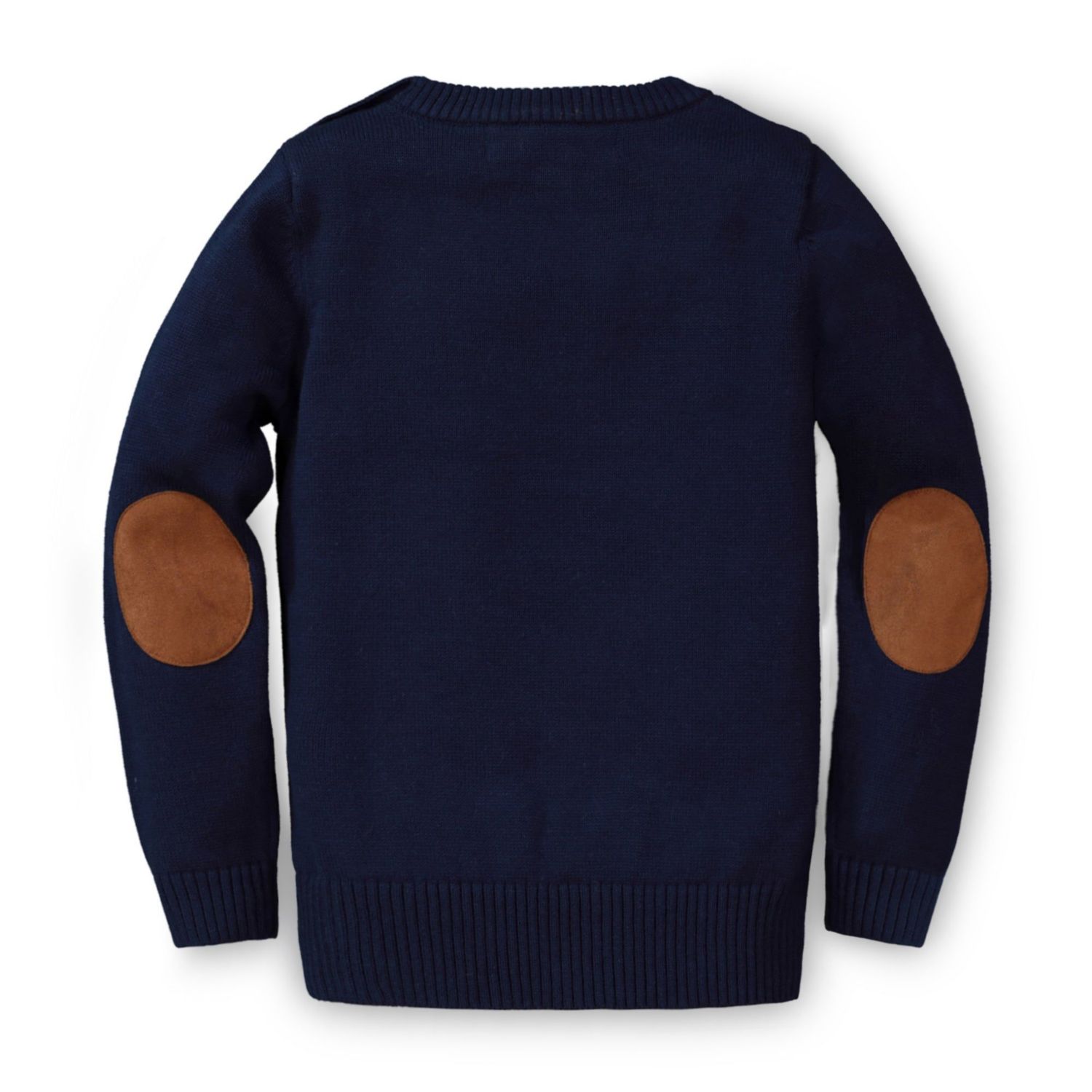 Baby Girls Hope and Henry Long Sleeve Intarsia Horse Sweater with Elbow Patches
