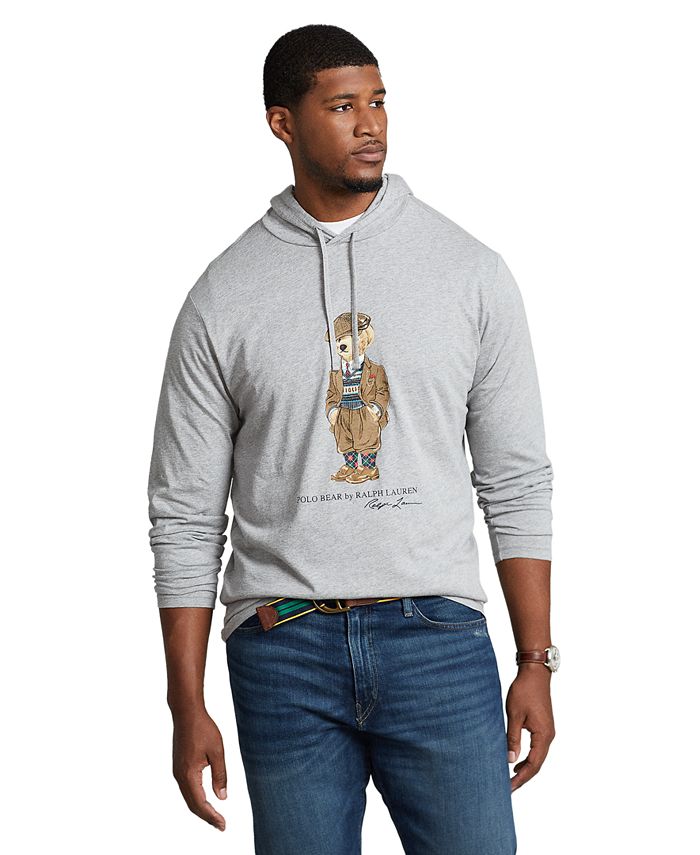 Polo Ralph Lauren Men's Big & Tall Polo Bear Jersey Hooded T-Shirt &  Reviews - T-Shirts - Men - Macy's