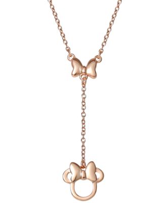 minnie rose gold necklace