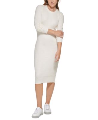 white sweater dress macys