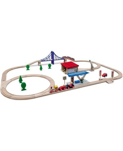 Детский игровой набор Simba Toys Eichhorn Large Wooden Train Play Set