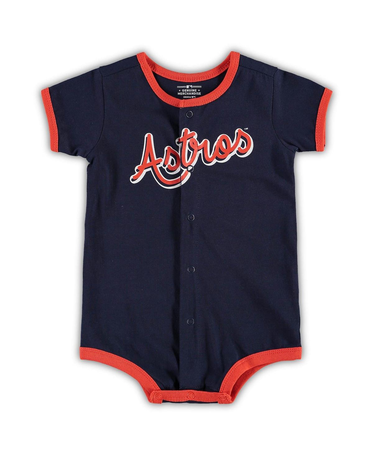 Outerstuff Infant Navy Houston Astros Power Hitter Romper In Navy