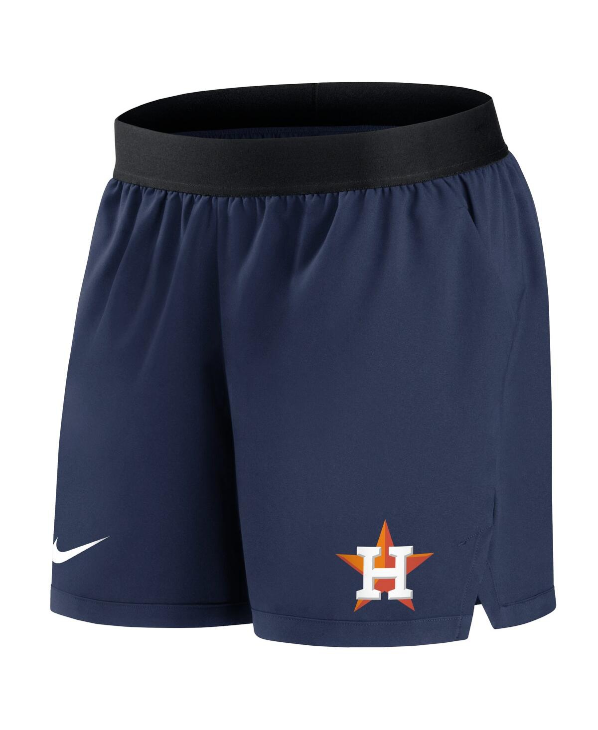 Nike Women's  Navy Houston Astros Authentic Collection Flex Vent Max Performance Shorts In Navy