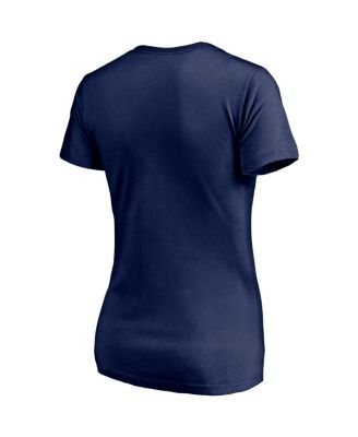 Women's Navy New York Yankees 2021 Spring Training Upper Deck V-neck T-shirt