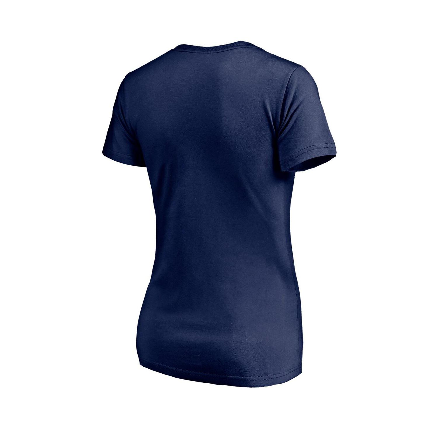 Women's Navy New York Yankees 2021 Spring Training Upper Deck V-neck T-shirt