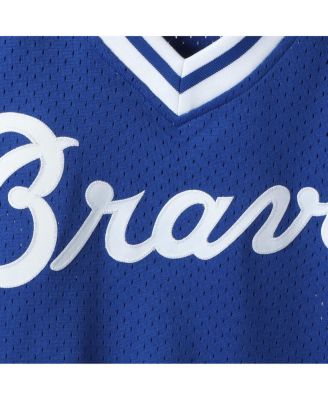 Men's Dale Murphy Royal Atlanta Braves Cooperstown Mesh Batting Practice Jersey