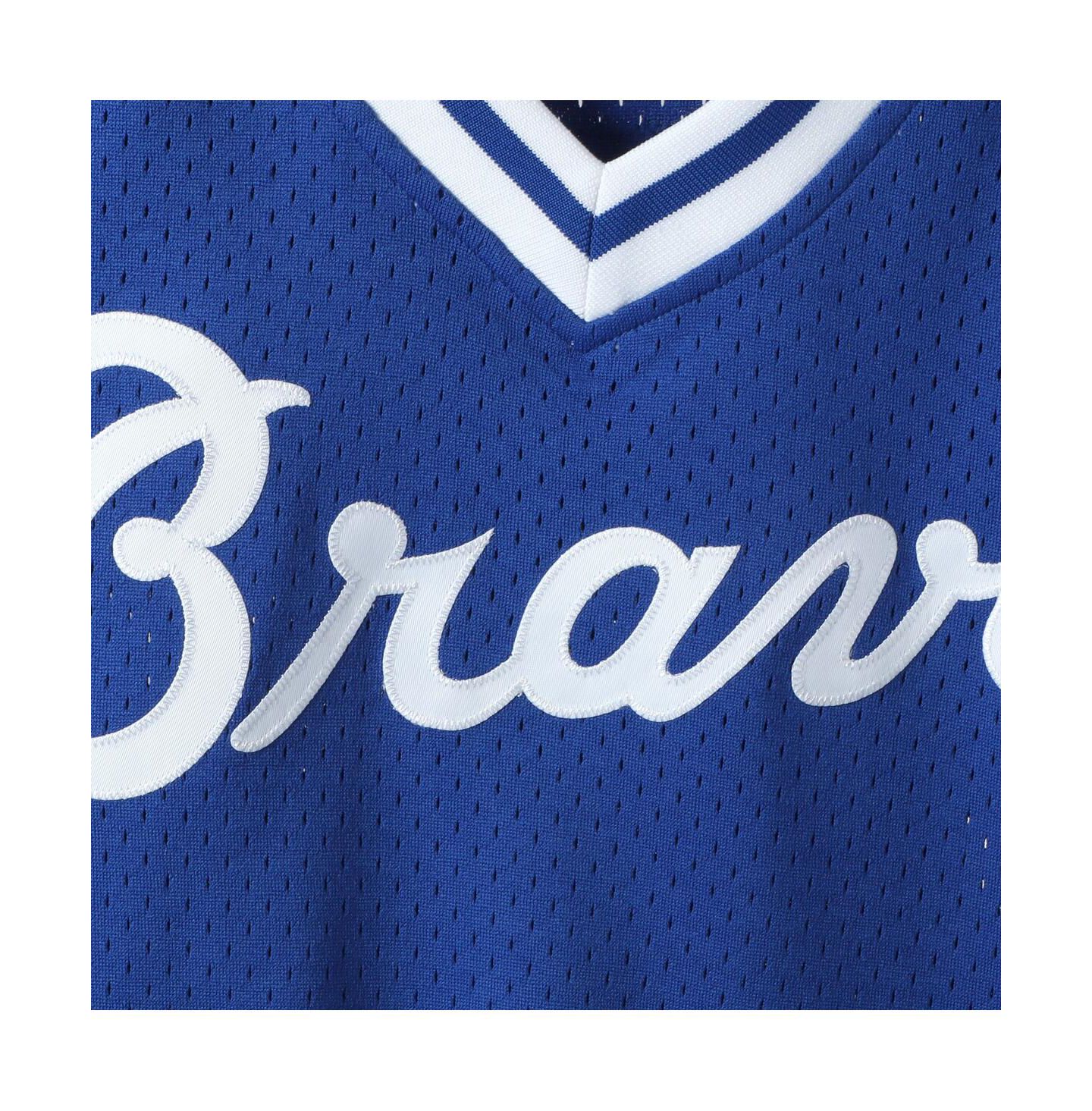 Мужской топ Mitchell & Ness Dale Murphy Royal Atlanta Braves Cooperstown Mesh Batting Practice Jersey — фото 5