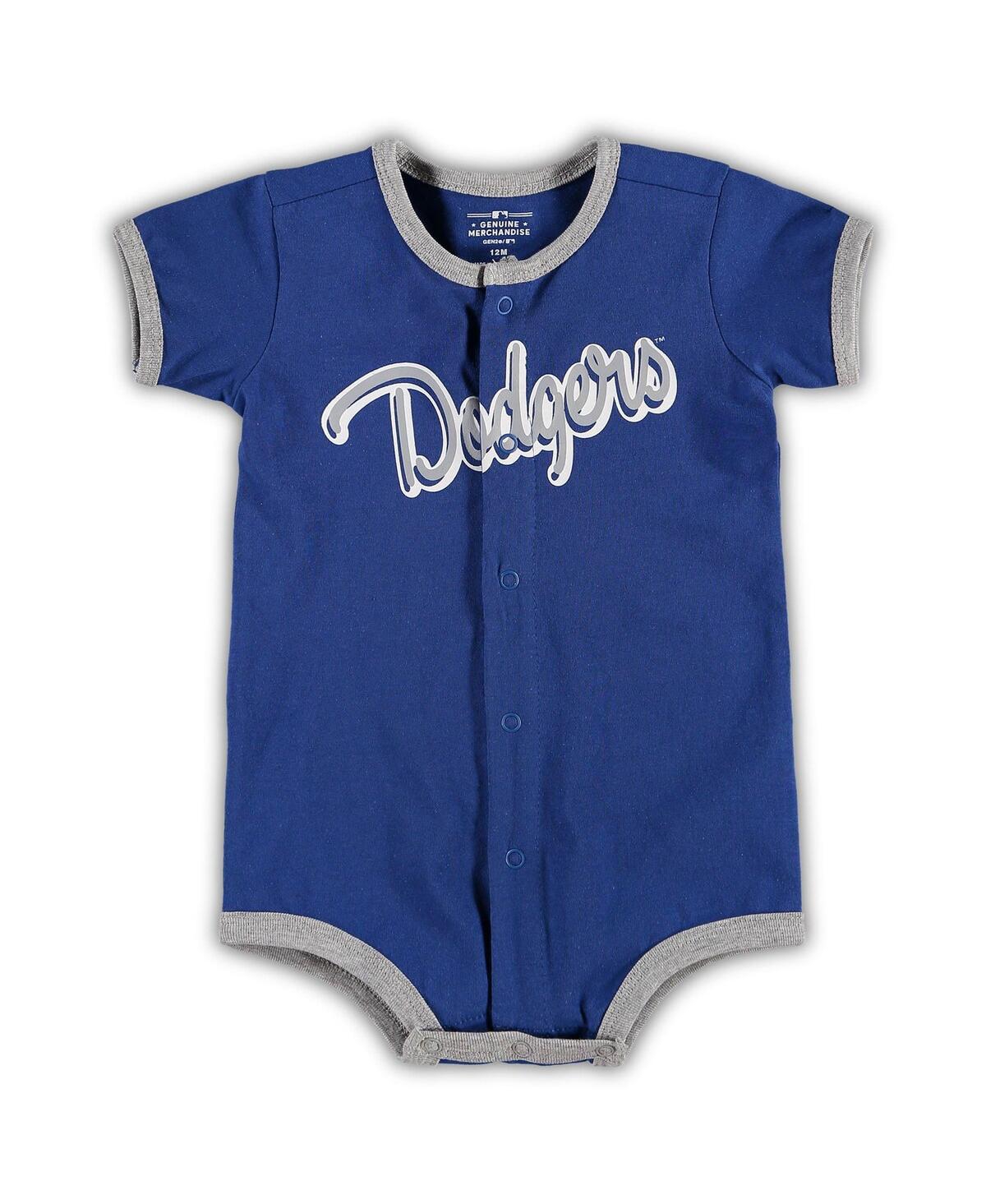 Shop Outerstuff Infant Boys And Girls Royal Los Angeles Dodgers Power Hitter Romper