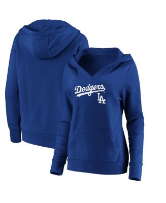 Men's Fanatics Branded Royal Los Angeles Dodgers Team Lockup Pullover Hoodie