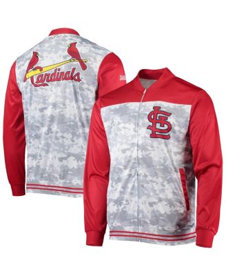 Men's Red St. Louis Cardinals Camo Full-Zip Jacket