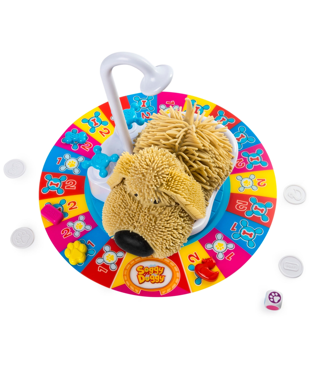 Shop Spin Master Toys & Games Soggy Doggy, The Showering Shaking Wet Dog Award-winning Kids Board Game In Multicolor