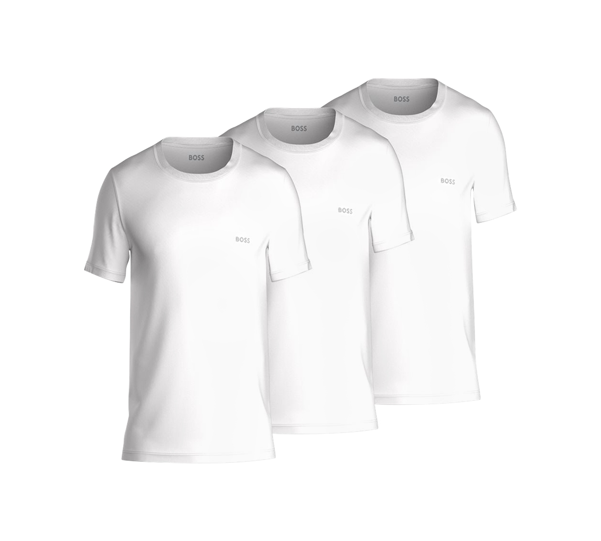 Hugo Boss Boss By  Men's 3-pack Classic Solid V-neck T-shirts In White