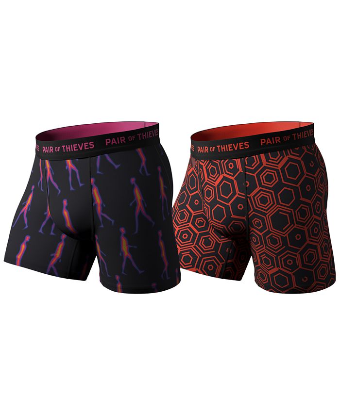 Pair of Thieves Mens 2-Pack Superfit | Breathable Fabric | Micro-Vent Boxer  Briefs : : Clothing, Shoes & Accessories