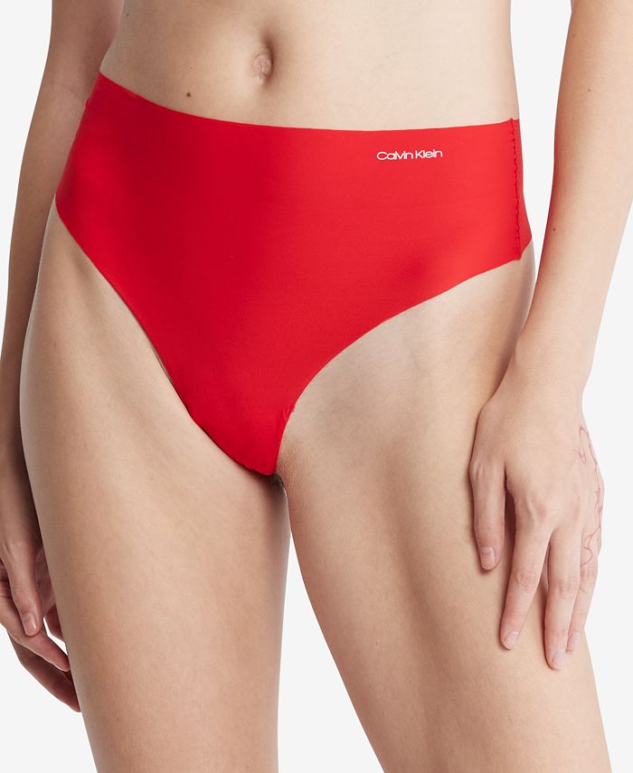 Calvin Klein Women's Invisibles High-Waist Thong Underwear QD3864