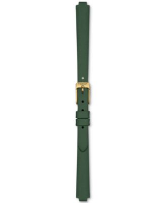 Women's Swiss Lovely Green Leather Strap Watch 20mm