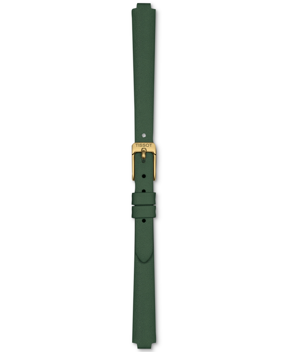 Shop Tissot Women's Swiss Lovely Green Leather Strap Watch 20mm