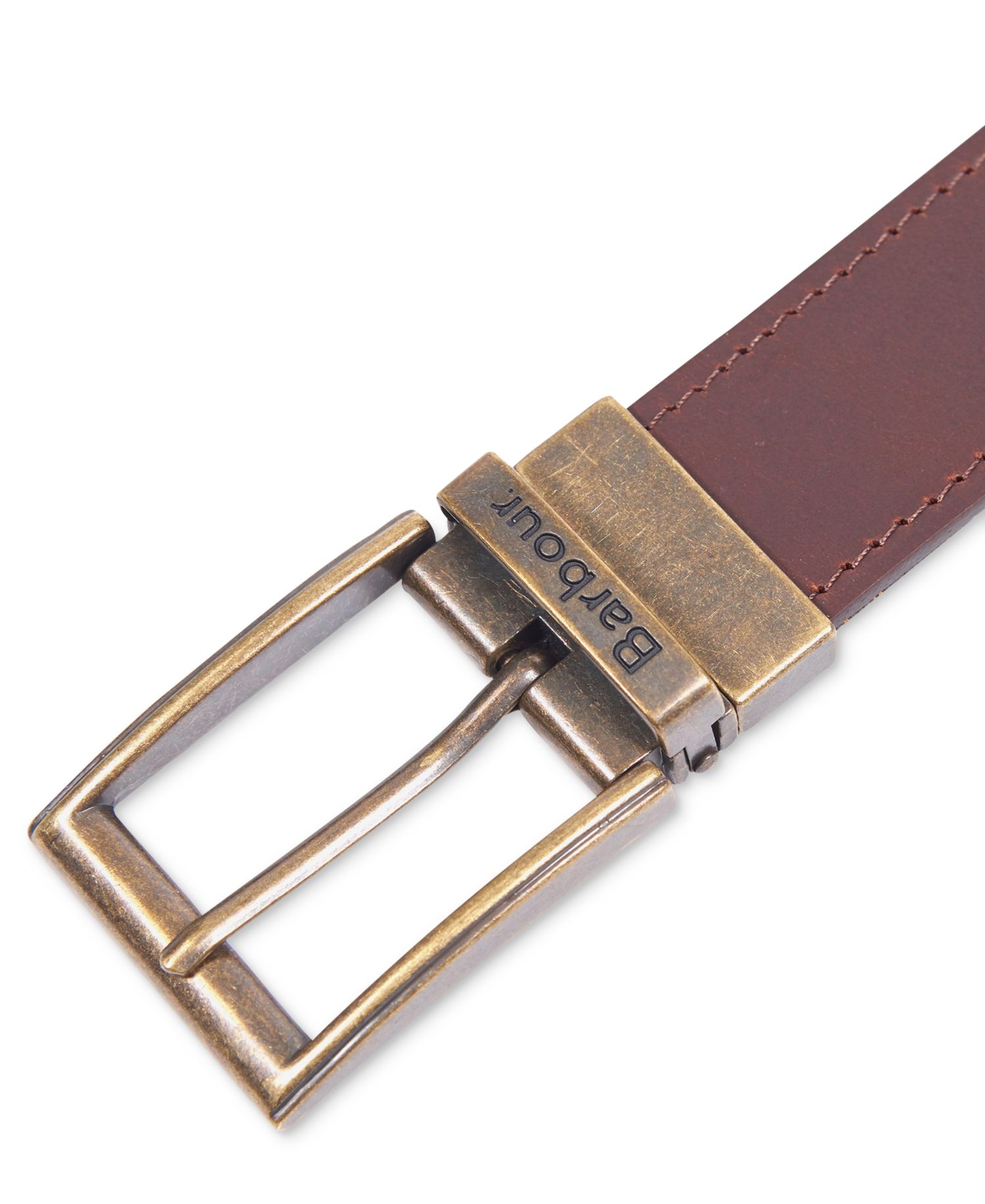 35MM Men's Reversible Tartan to Leather Belt