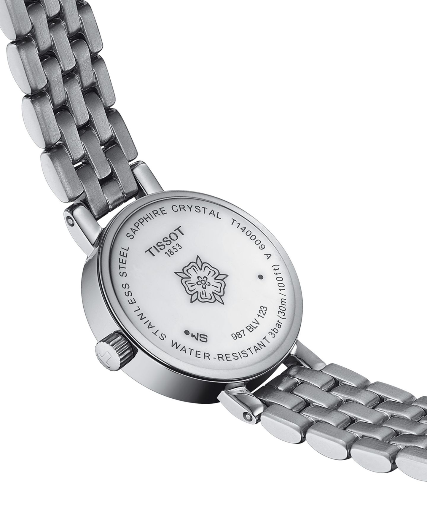 Женские часы Tissot Swiss Lovely Stainless Steel Bracelet Watch 20mm — фото 7