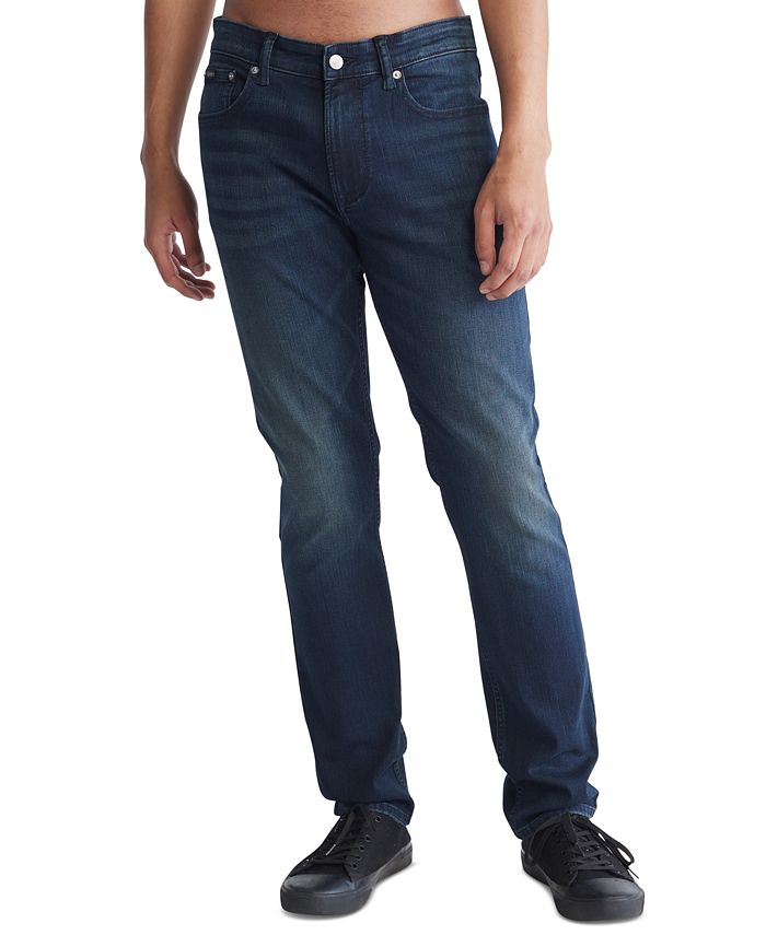 afvoer Scheiden Of later Calvin Klein Men's Slim Fit Stretch Jeans & Reviews - Jeans - Men - Macy's