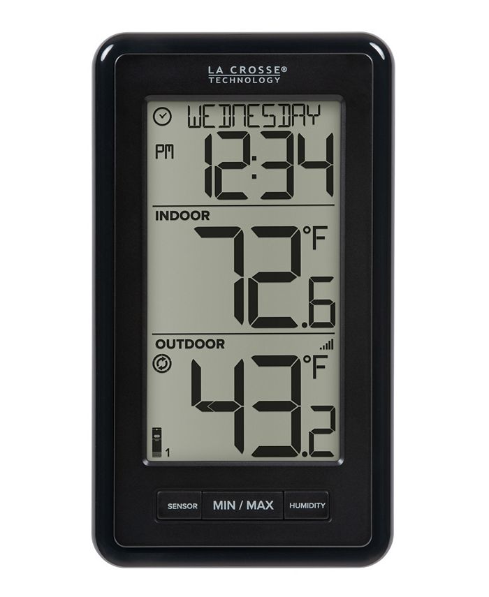Humidity Monitor Wireless Digital Indoor Outdoor Thermometer with Temp  Gauge Fit