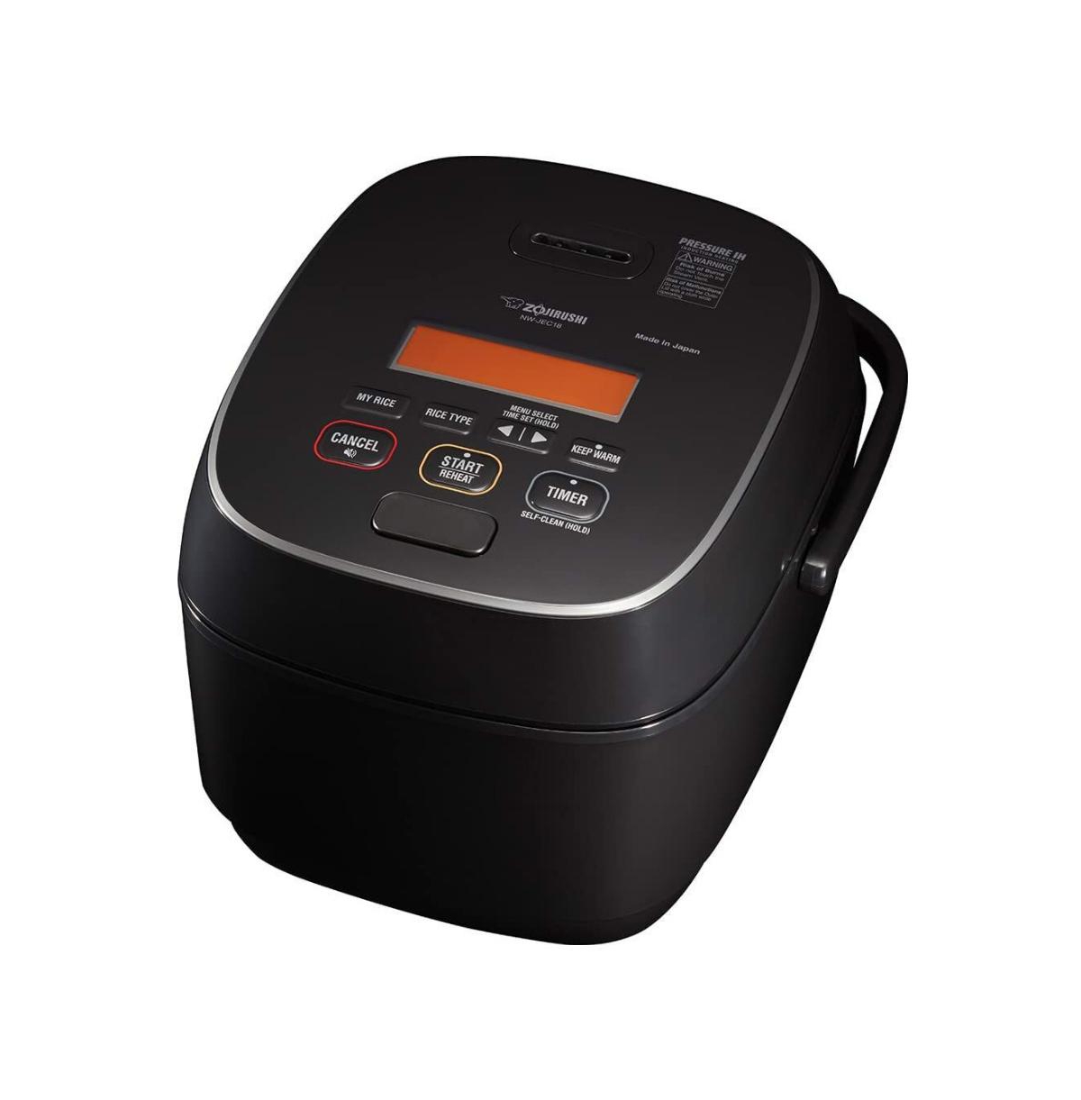 Nw-Jec18Ba Pressure Induction Heating Rice Cooker (10-Cup) - Black