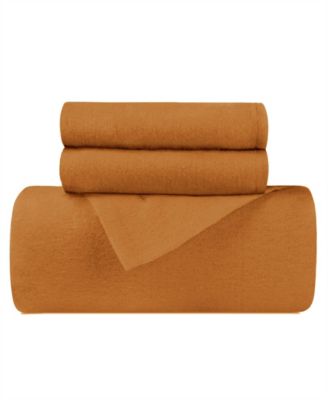 Solid 3-Piece Duvet Cover Set, King 