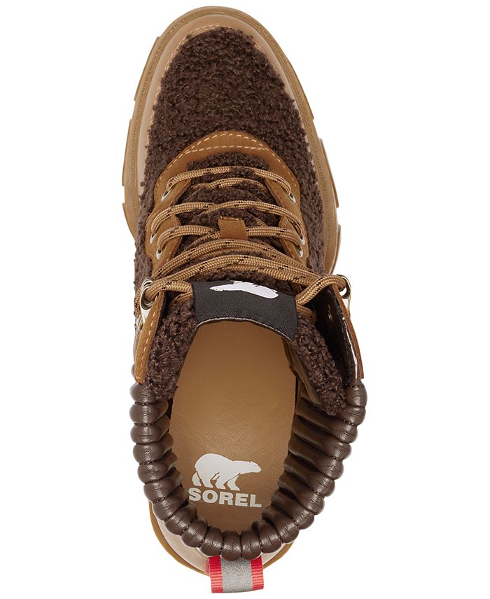 SOREL Womens Maroon Mixed Media 1-1/2
