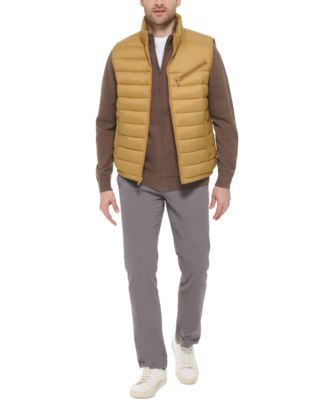Men's Zip-Front Puffer Vest