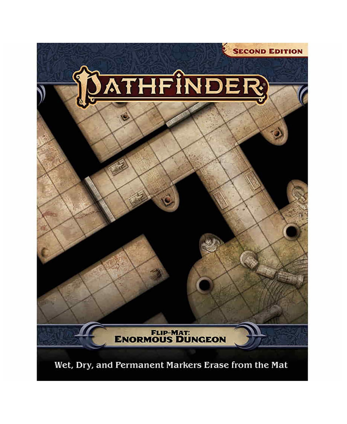 ISBN 9781640784284 product image for Paizo Pathfinder FlipMat Enormous Dungeon 34