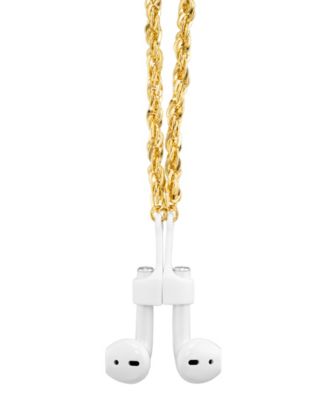 Women's Gold-Tone Alloy Metal Chain designed for Apple AirPods&reg; and AirPods Pro&reg;