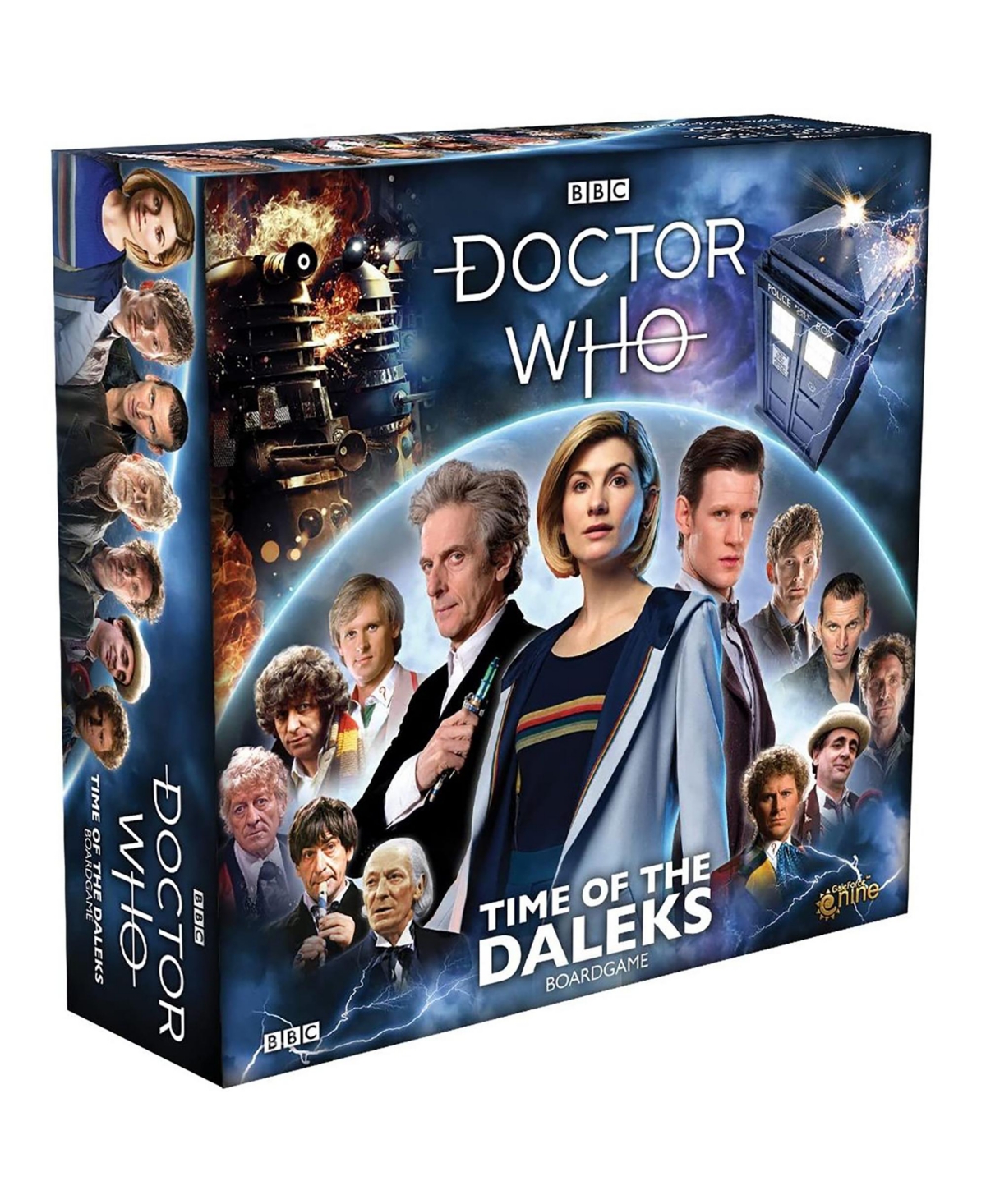 Gale Force Nine Kids' Doctor Who Time Of The Daleks Boardgame, Set Of 9 In Multi