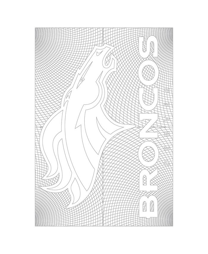 In the Sports Zone NFL Adult Coloring Book, Denver Broncos - Macy's