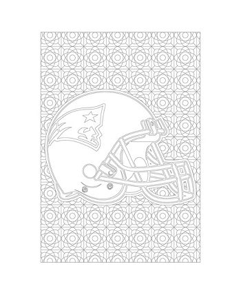 In the Sports Zone NFL Adult Coloring Book, New England Patriots - Macy's