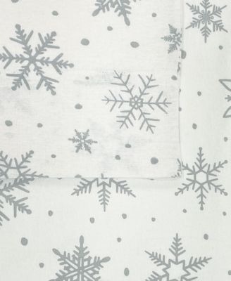 Printed 100% Brushed Cotton Flannel 4-Pc.Sheet Set, Full