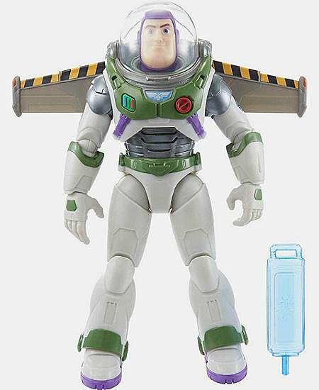 Disney Pixar Lightyear Toys, Talking Buzz Lightyear Figure with Jetpack Vapor Trail