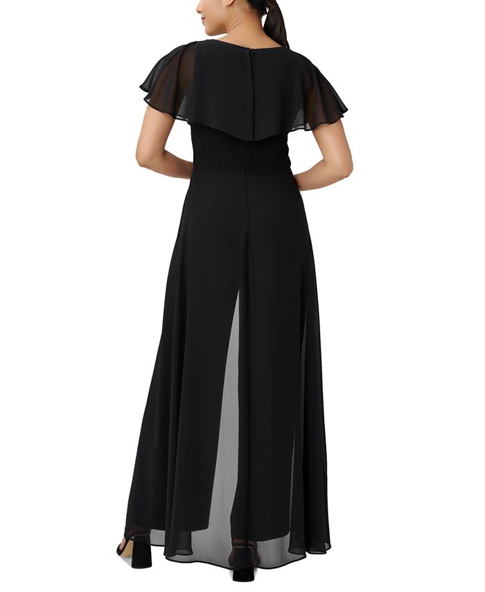 Adrianna Papell Women's Ruffled Overlay Jumpsuit Macy's