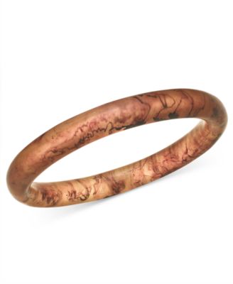 Lola Ade Resin Slip-On Bangle Bracelet - Dark Brown