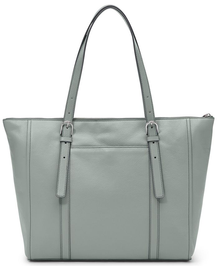 Fossil Carlie Leather Tote Bag Macy's