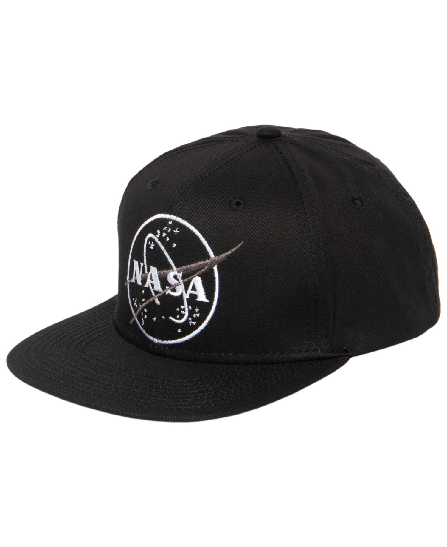 Men's Circle Logo Flat Bill Baseball Adjustable Cap