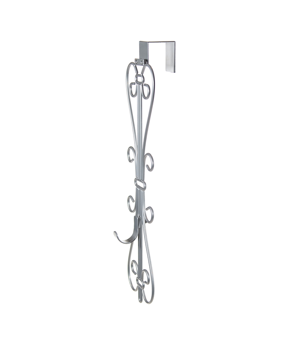Village Lighting Elegant Adjustable Wreath Door Hanger - Silver-Tone